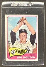 1965 TOPPS JIM BOUTON #30 NEW YORK YANKEES