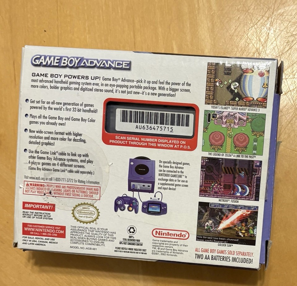 Game boy Advance Pokémon Crystal Version System | eBay