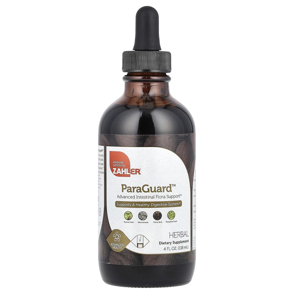 Zahler ParaGuard Soporte Avanzado para Flora Intestinal 4 fl oz 118 ml Calidad GMP Foto 3 de 3