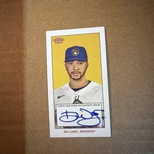 2021 Baseball TOPPS 206 Devin Williams On Card Autograph  Pre-Owned