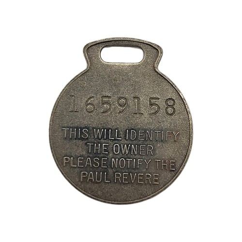 Llavero Paul Revere Life Insurance Co. Worcester FOB Raro Medalla Moneda Ficha - Imagen 2 de 3