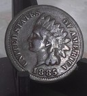 1885 1C INDIAN HEAD BRONZE CENT — photo 1