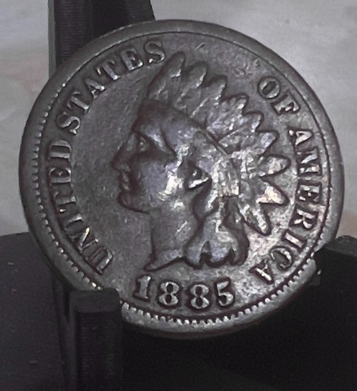 1885 1C INDIAN HEAD BRONZE CENT