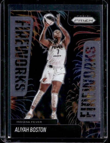 2025 Panini WNBA Prizm Aliyah Boston Fireworks #3 Fever