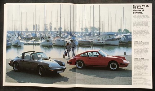 PORSCHE Car Range LF Sales Brochure 1982-83 #WVK 104120 924 944 911 & 928S - Picture 4 of 5