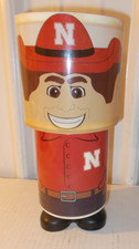 NEBRASKA CORNHUSKERS HUSKERS Logo 11" Lampa projekcyjna FOREVER PRZEDMIOTY KOLEKCJONERSKIE