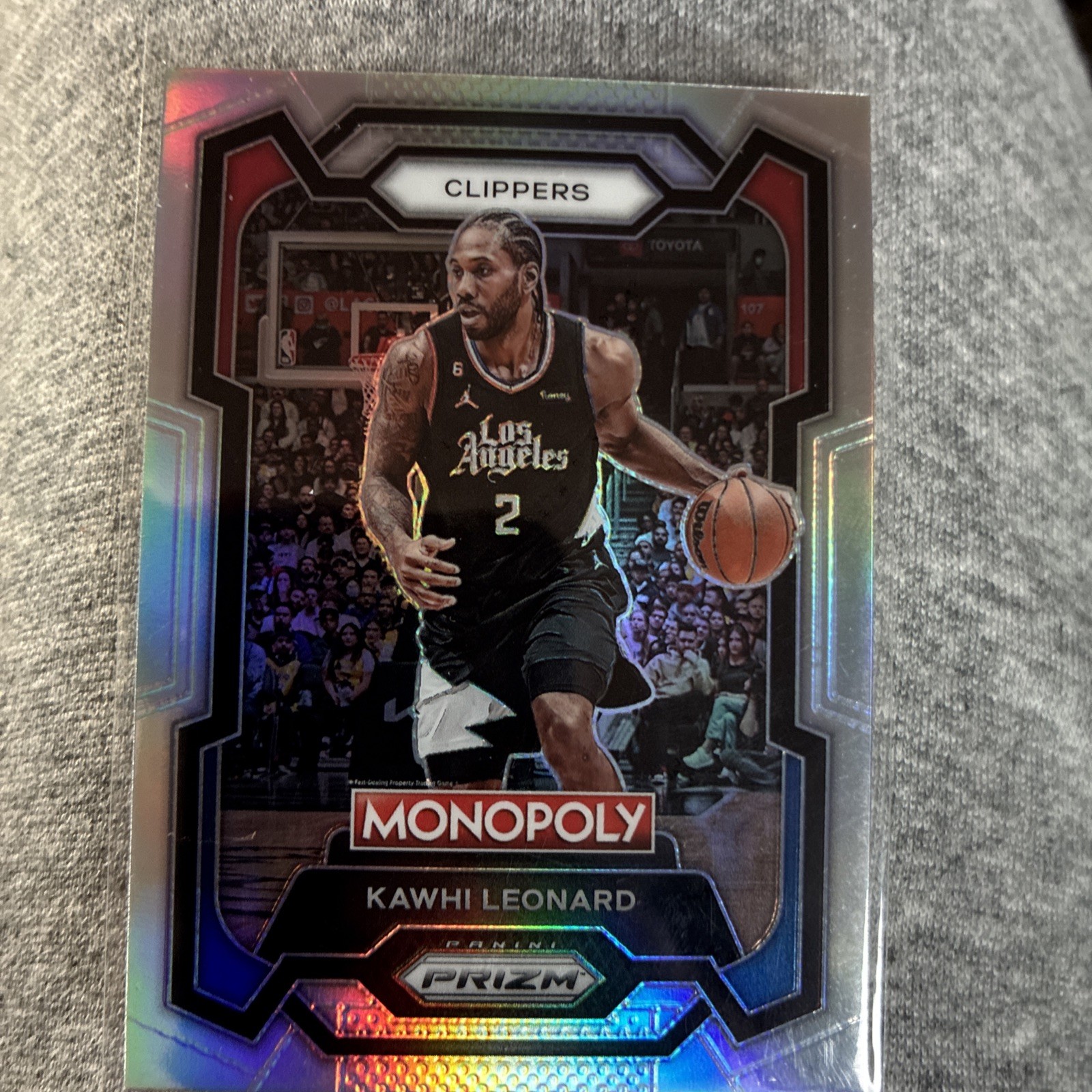 2023-24 Panini Prizm Monopoly - Kawhi Leonard #37 Silver Prizm