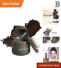 Travel-Friendly Hair Thickening Powder - 48Hr Gray Concealer for Men & Women