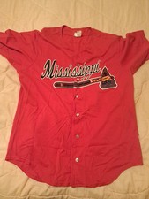 Mississippi Braves AA Game Worn USED Jersey #18 Atlanta Braves MILB Sz 46