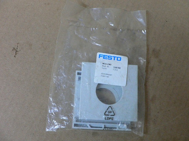 Festo Ms6-End Cover Cap 538780 Festo Ms6-End Cover Cap 538780 Festo Ms6-End