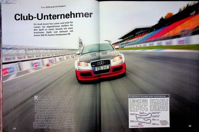 Sport Auto 02/2006 Audi S4 Avant Clubsport von mtm mit 500PS im TEST auf 4 Seite