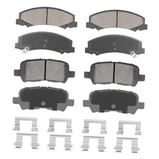 Set pastiglie freno anteriori in ceramica e posteriori semimetalliche per Chevy Impala 2011-2013, 