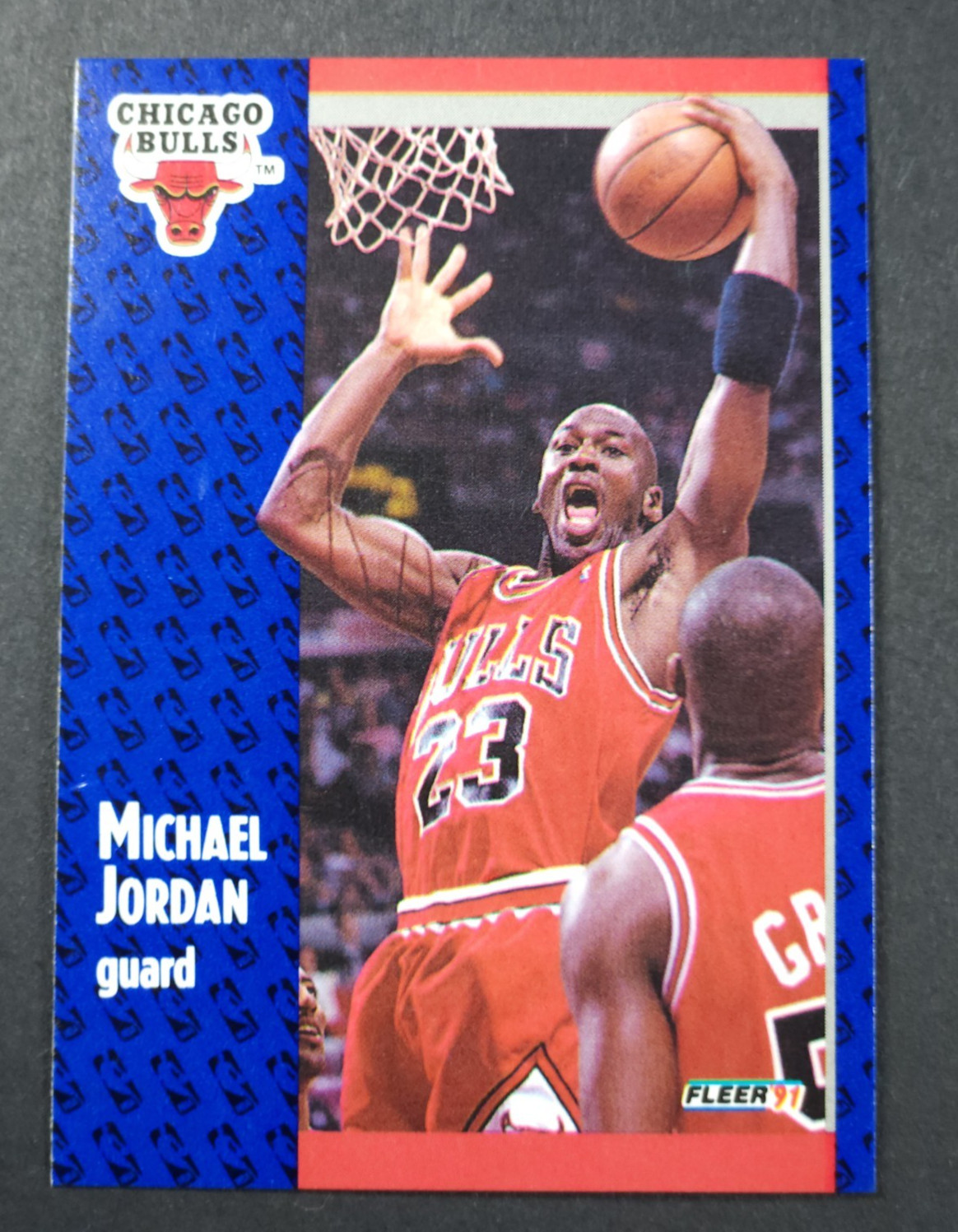 1991-92 FLEER BASKETBALL #29 MICHAEL JORDAN *DG* CHICAGO BULLS *HOF* *EXC*