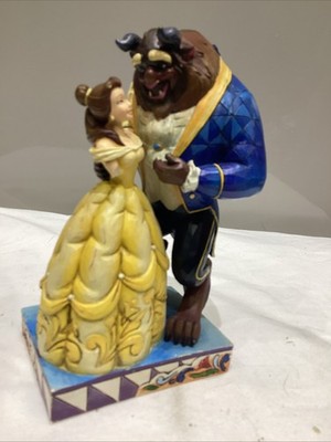 Jim Shore Disney Traditions Love Theme BELLE & BEAST Love Conquers Enesco ~ No Box