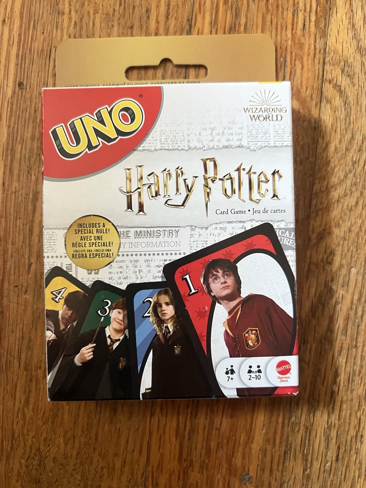 Uno Harry Potter Family Card Game - Multi-Colour FNC42 Mattel Games NEW-image