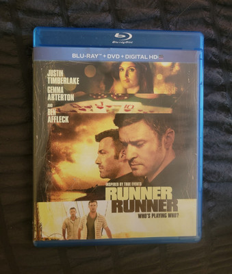 Runner Runner Blu-ray + DVD + Digital HD, Movie, Ben Affleck Justin Timberlake
