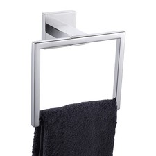 Bathroom Towel Holder Bath Towel Ring Towel Hanger Towel Rack Wall Mounted St...