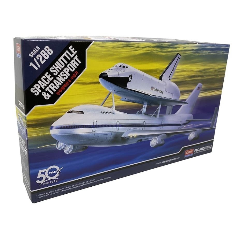 Academy 1/288 NASA Space Shuttle & 747 Model Kit