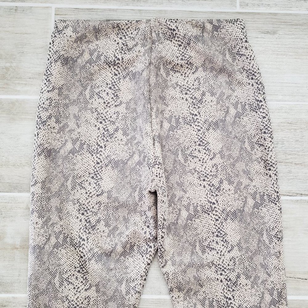 Zara Python Snake Skin Pattern Leggings Women's A… - image 4