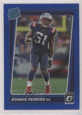 2021 Panini Donruss Optic Rated Rookie Blue Prizm 62/179 Ronnie Perkins #283 pe8