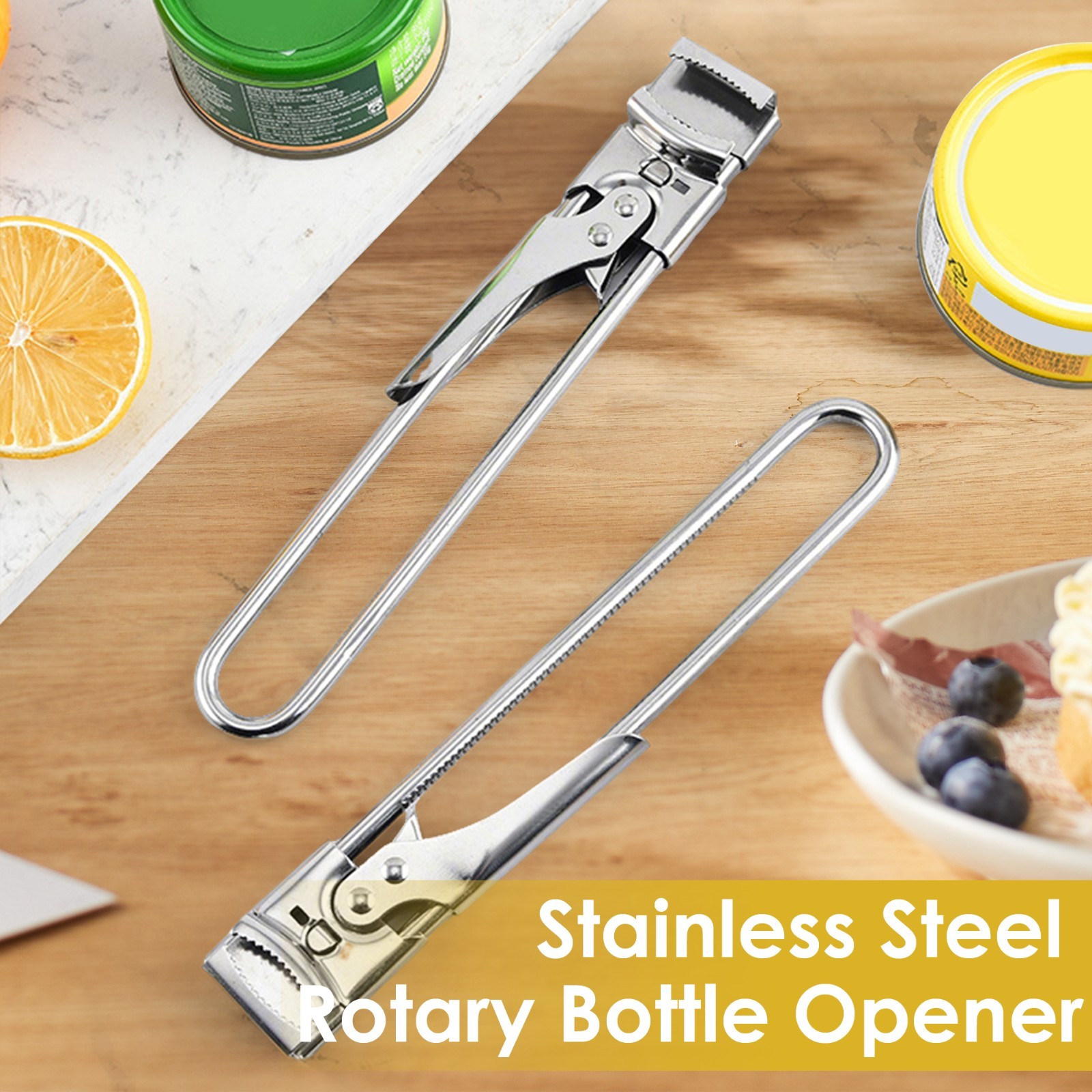 1 Counts Jar Opener for Weak Hands, Multifunctional Adjustable Can Opener, Stain