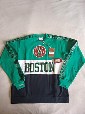 NBA Mitchell & Ness Hardwood Classics Boston Celtics Sweatshirt Gr.M Neu