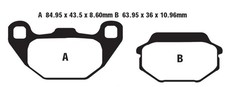 EBC FA305 Standard Brake Pads for Kymco Mxer 150 L10030 L10050 manufactured 03-07 New Product