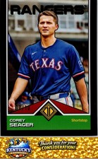 2024 Topps Transcendent Collection #8 Corey Seager Black Refractor #/10