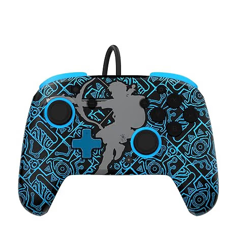 PDP Link Zelda Glow in the Dark Rematch Wired Controller Nintendo Switch - NEW