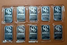 (10) 1 troy ounce silver bars