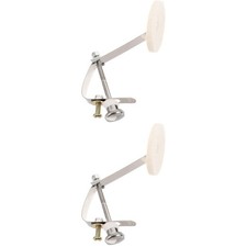 2 Pieces Snare Drum Felt Damper Parts Mute Pad Dampers for Musical Instruments