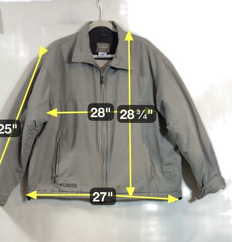 Columbia Mantel grau Canvas Duck Chore / Scheunenjacke Wandern Aktiv Outdoor Gr. XL - Bild 12 von 12