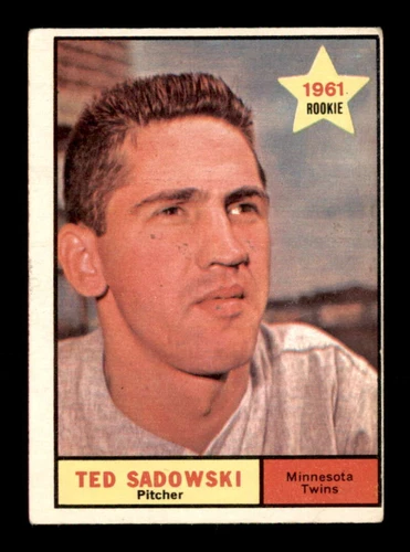 1961 Topps #254 Ted Sadowski RC VG/VGEX X2657238