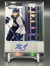 2011-12 Panini Certified #210 Blake Geoffrion /499 RC MEM AU Nashville Predators