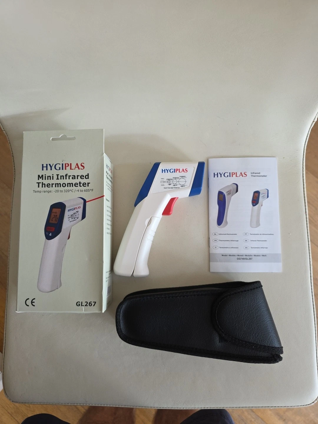 Hygiplas Mini Infrared Thermometer GL267 Temp Range -20-320°C / -4-605°F
Opens in a new window or ta