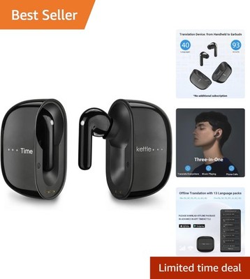 M3 In-Ear Translator Earbuds, Real-Time 2-Way Communication in 43 Languages