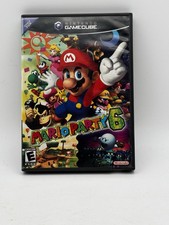 Mario Party 6 Nintendo GameCube Complete CIB Manual Inserts Untested
