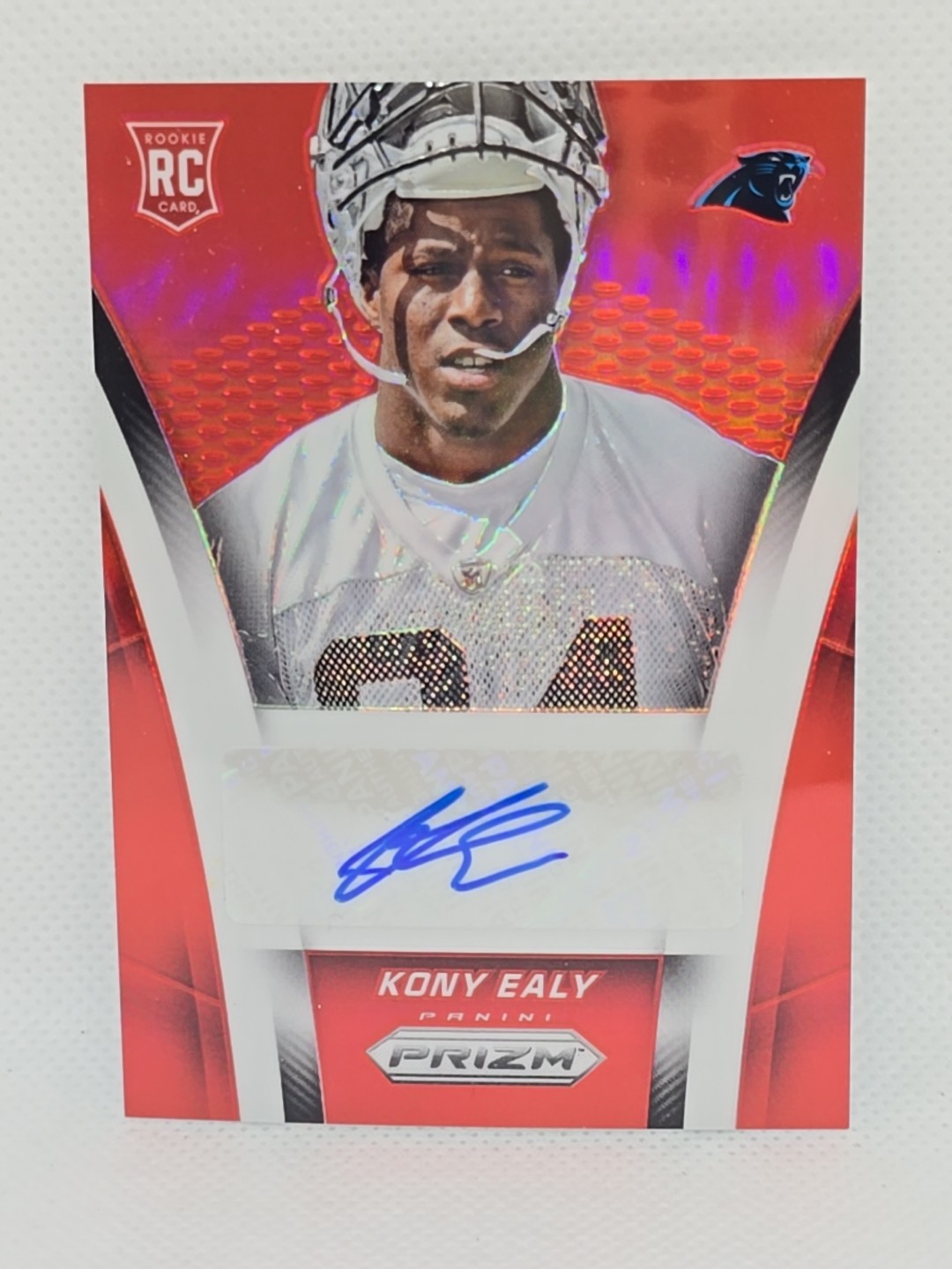 Kony Ealy Panini Prizm Autograph Rookies #ARKE Red Prizm