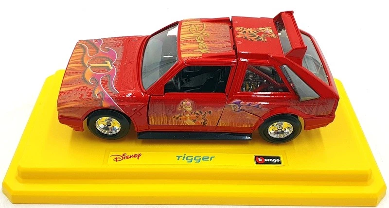 Burago Escala 1/24 Diecast 2210 - Lancia Delta S4 Tigger Disney - Rojo Foto 3 de 4