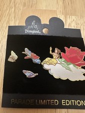 Disneyland 45th Anniversary Belle Float Butterfly Pin Set