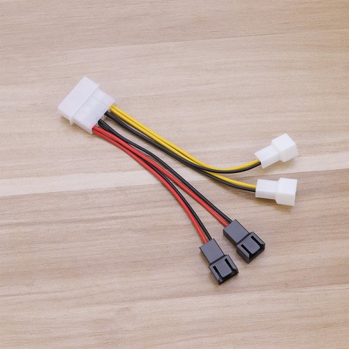 1Pc CPU 4 PIN to 3 PIN Fan Extention Cables PWM 4P Adapter Cable Computer Case - Afbeelding 3 van 11