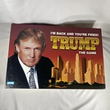 TRUMP - I'm Back and You're Fired 2004 Parker Bros Complete Board Game
