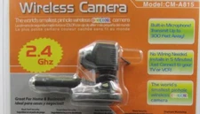 Wireless mini Camera with Battery Clip