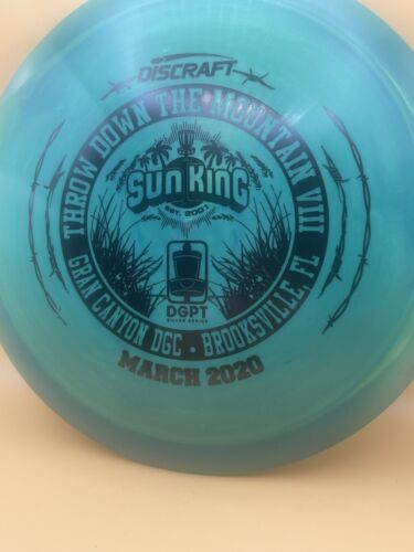 Discraft Disc Golf Green ESP Lightweight Heat 164-66g TDTM VIII Flat Black Stamp - Picture 2 of 7