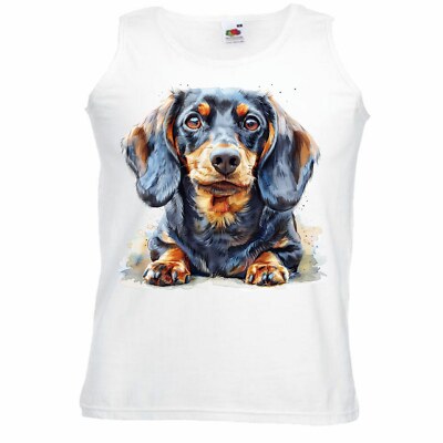 Tank Top Dackel Dachshund Teckel Jagdhund Jagt Dackelwelpe Dackelschule D 402878
