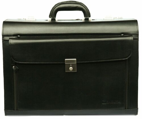 Pilot Case Flight Doctors Quality Briefcase Laptop Work Cabin Bag Hand Luggage 