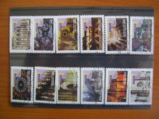 Série complète art gothique  2011 (YT 552 à 563), 12 timbres