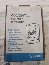 SYSTEM SENSOR CO1224T12/24 Volt Detector With RealTest Technology.