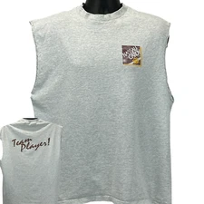 Vintage 90s Nassau Candy Team Player T Shirt Mens XL X-Large Gray Employee Staff