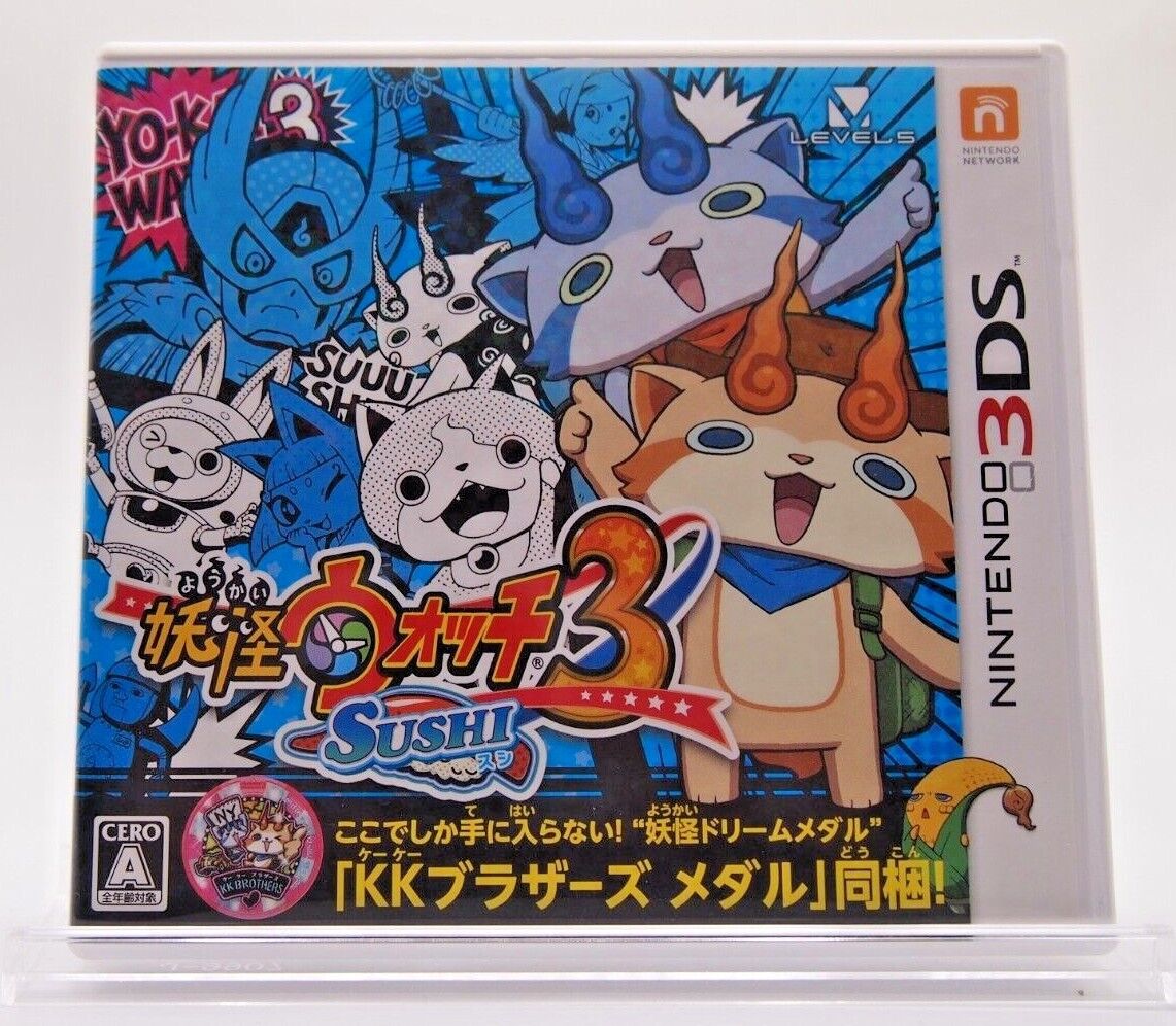 Yokai Watch 3DS Choose Game Good Titles Cartridge With Case Yokai Watch 3DS Choose Game Good Titles Cartridge With Case